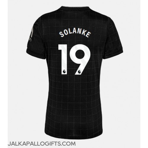 Tottenham Hotspur Dominic Solanke #19 Vieraspaita Naiset 2025-26 Lyhythihainen Tottenham Hotspur Dominic Solanke #19 Vieraspaita Naiset 2025-26 Lyhythihainen
